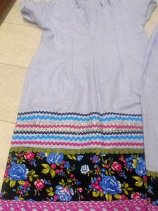 Collar Top N Bottom Set