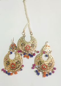 Earrings and Tikka Set