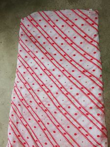 Women saree trendy , red and white