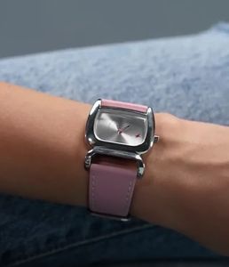 Fastrack Pink Leather Strap Watch