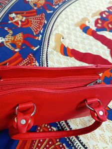 Chic Red Handbag