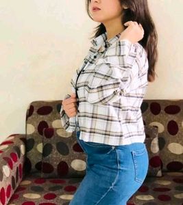Stylish check-shirt For Women