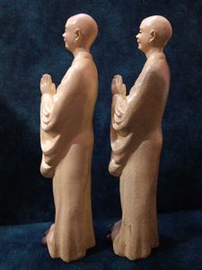 Monk Statues Set of 2