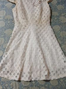 Elegant White Lace Dress