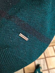 navy blue warm sweater