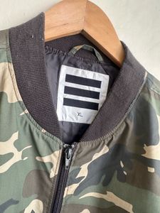 Y2K Camouflage Bomber Jacket
