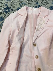 Baby pink cute blazer