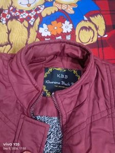 Maroon Padded Jacket