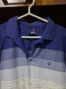 Men's Striped Polo T-Shirt