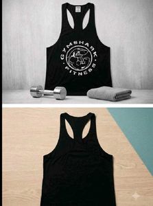 Men's Black Athletic Tank Top