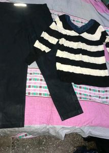 sweater and trouser set