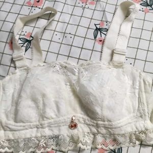 Lace Bralette with Charm Bra