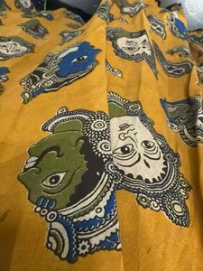 Vibrant Yellow Printed Ethnic Skirt