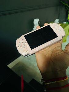Pink PSP Handheld Game Console