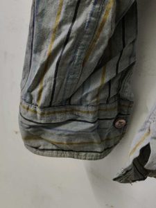 Striped Long Sleeve Button-Up Shirt