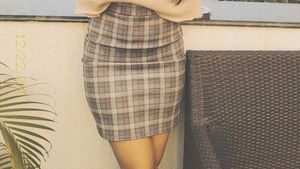 Stripped Bodycon Skirt
