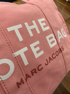 Marc Jacobs Large Canvas Tote Bag – Pink/Coral