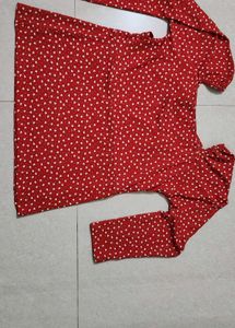 Valentine Special ❤️ Cute Heart Print Long Sleeve