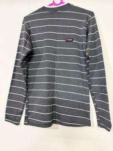 high neck pullover sweatshirt