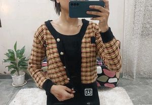 Tweed Knit Cardigan