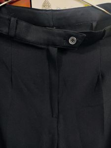 Baggy Korean Pants Unisex Black Trousers