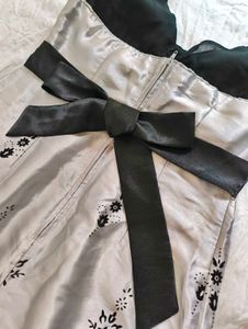New Silver Satin Dress🤍