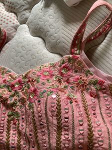 Embroidered Pink Blouse