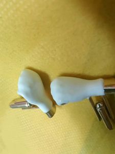 Unique White Hand-Shaped Cufflinks