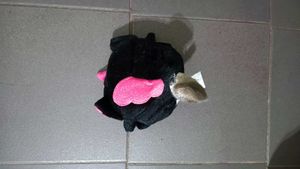 Cute Plush Toy with Bow