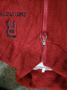 Cozy Red Fleece Jacket