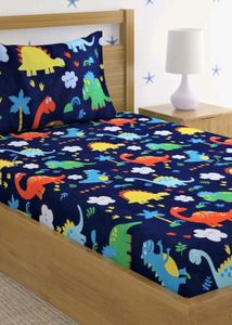 Home Sizzler Brand Single Bedsheet With 1 P Cover
