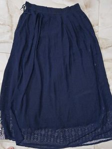 Sparkling Sequined Navy Blue Blouse