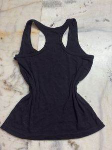 Black Racerback Tank Top