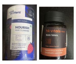Combo Gummies And Hk Vital Biotin Tablets