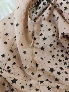 Chic Off-Shoulder Star Print Dress