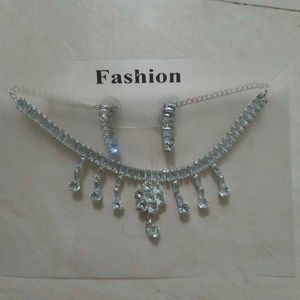 stone Necklace & Earring Set