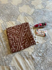 Indigo, Jamdani, Almond and Blue Ethnic Dupatta