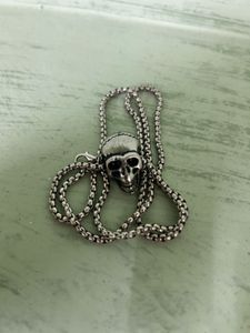 Skull Pendant Chain Necklace