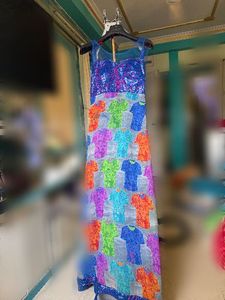Stunning Blue Sequin Gown