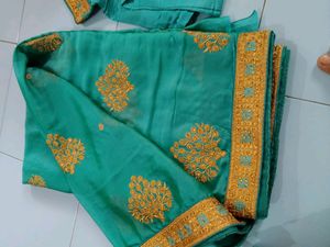 Bridal (2) Heavy Saree With Blouse