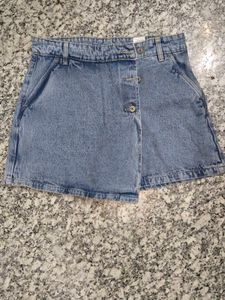 Button Fly Denim Shorts