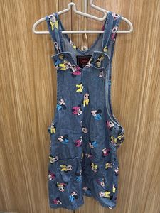 Denim Mickey Mouse Overall Dress