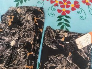 Women's Soft Cotton Blend Floral Printed Round Nec