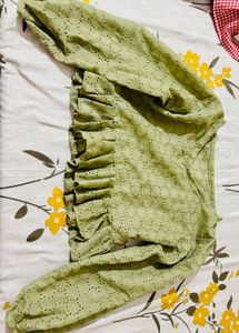 Chic Eyelet Crop Top