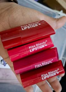 Kiss Beauty Lipstick Bundle of 4