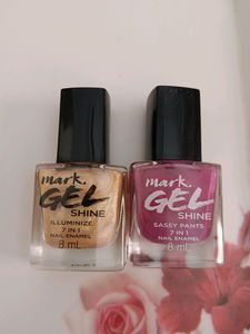 Avon Mark Gel Shine Combo 2 Big Nail paints
