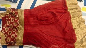 Beautiful Red &amp; Gold gown