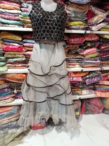 Sparkling Sequin Embellished Party Gown 2pc
