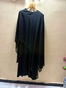 Elegant Black Abaya with Embellishments