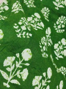 Elegant Green Block Print Kurta